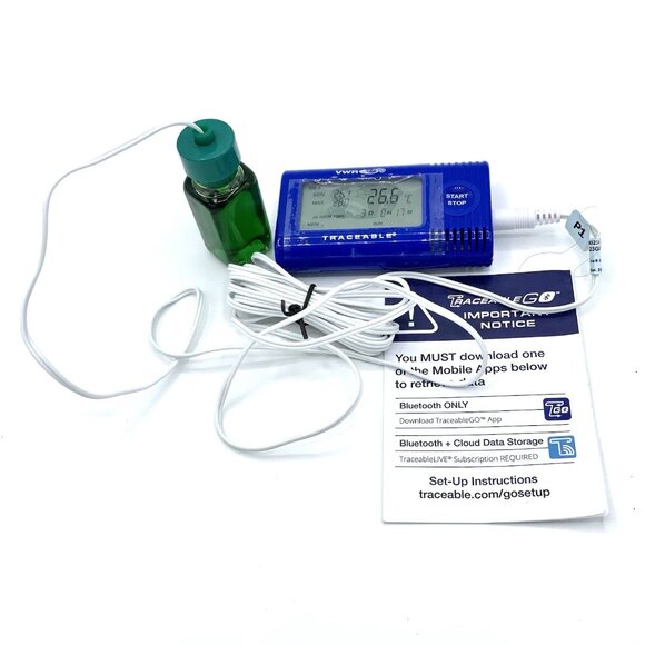 VWR® Traceable® Temperature Data Loggers External Sensor Freezer & Refrigerator - Picture 1 of 9